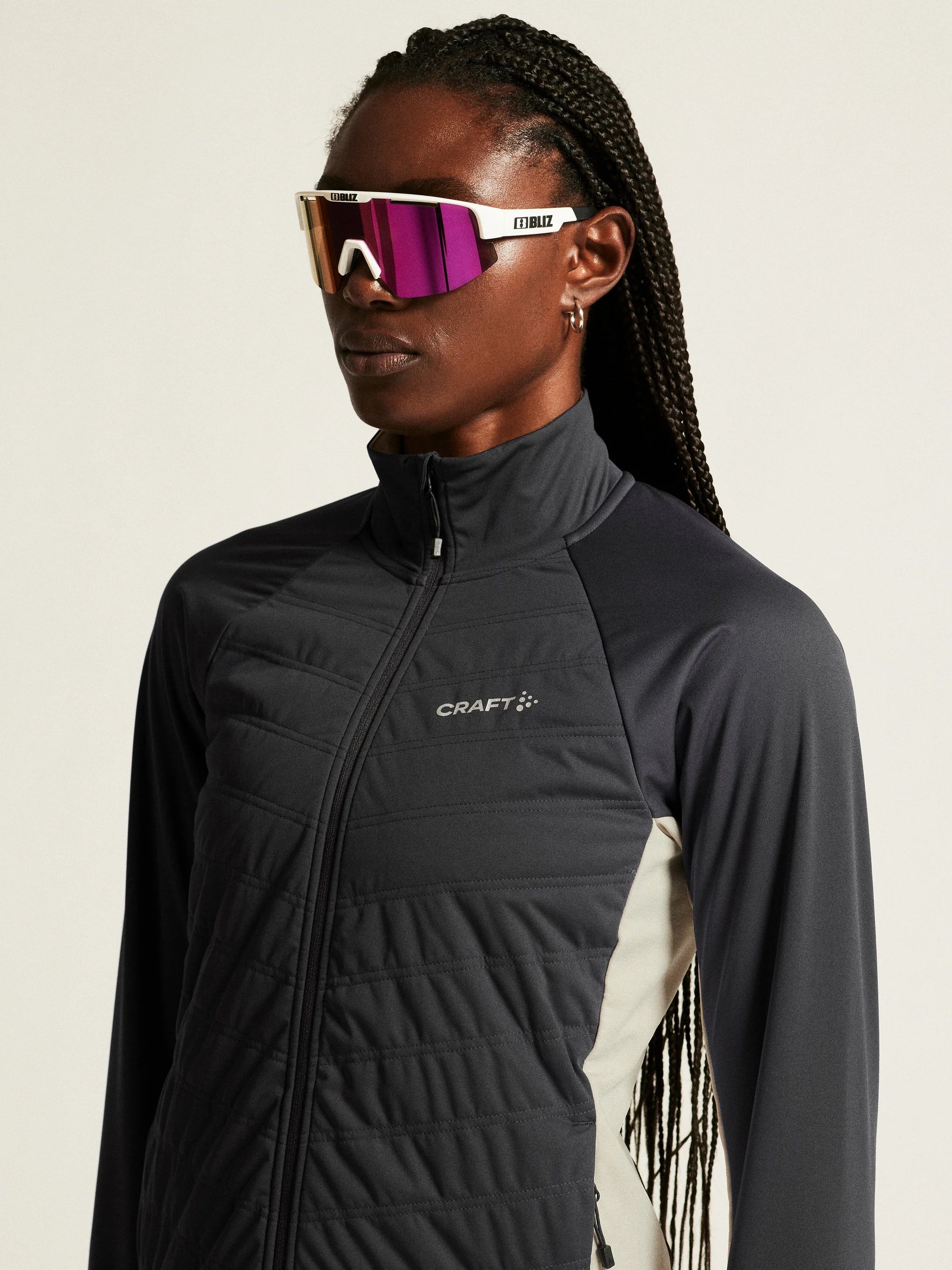 Women's ADV Essence Warm Jacket - Lightweight Insulated Winter Coat for Outdoor Activities (Slate/Plaster) | Hiking, Camping & Cold Weather Protection