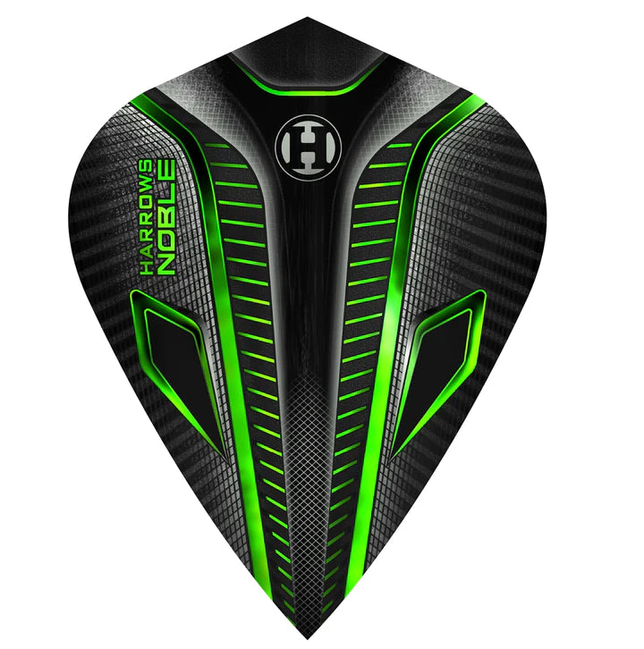 Harrows Noble Dart Flights and Accessories - Kite Shape for Precision Play | Perfect for Professional Darts & Home Game Rooms