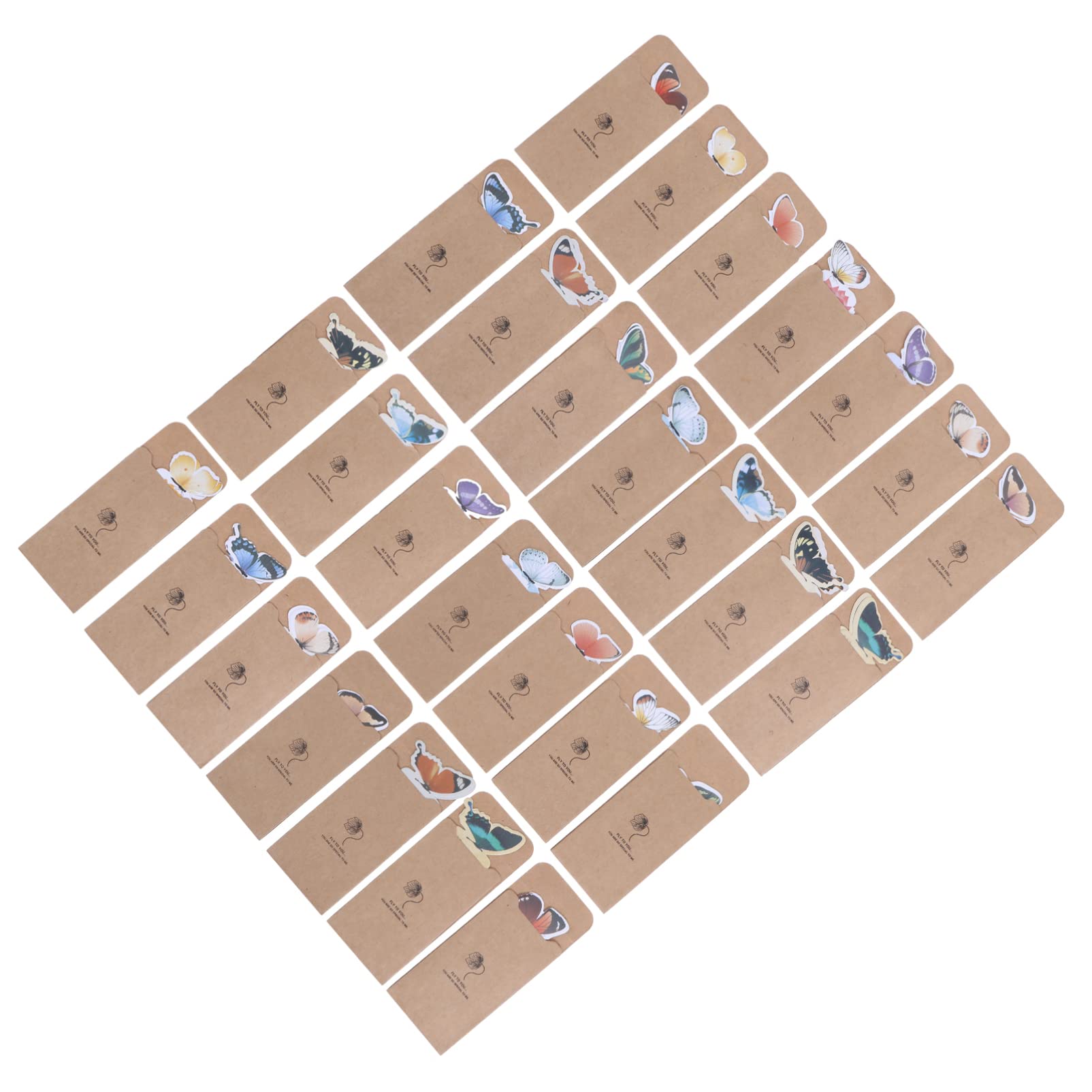 56PCS Creative Butterfly Bookmarks - Fun & Unique Book Page Markers for Women & Adults - Perfect Gift for Book Lovers - Office, School & Home Stationery Supplies - Great for Reading, Studying & Organizing Books