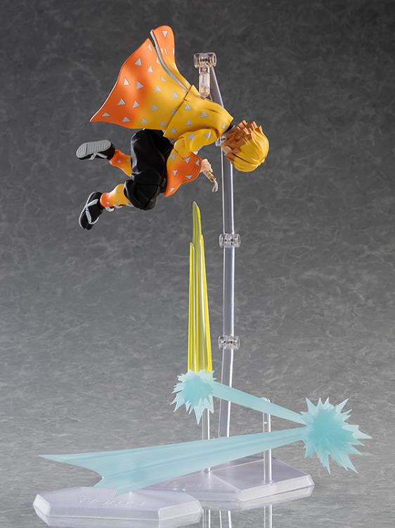 Figma #522 DX Zenitsu Agatsuma Action Figure - Demon Slayer: Kimetsu no Yaiba Anime Collectible - Perfect for Display & Anime Fans Collection