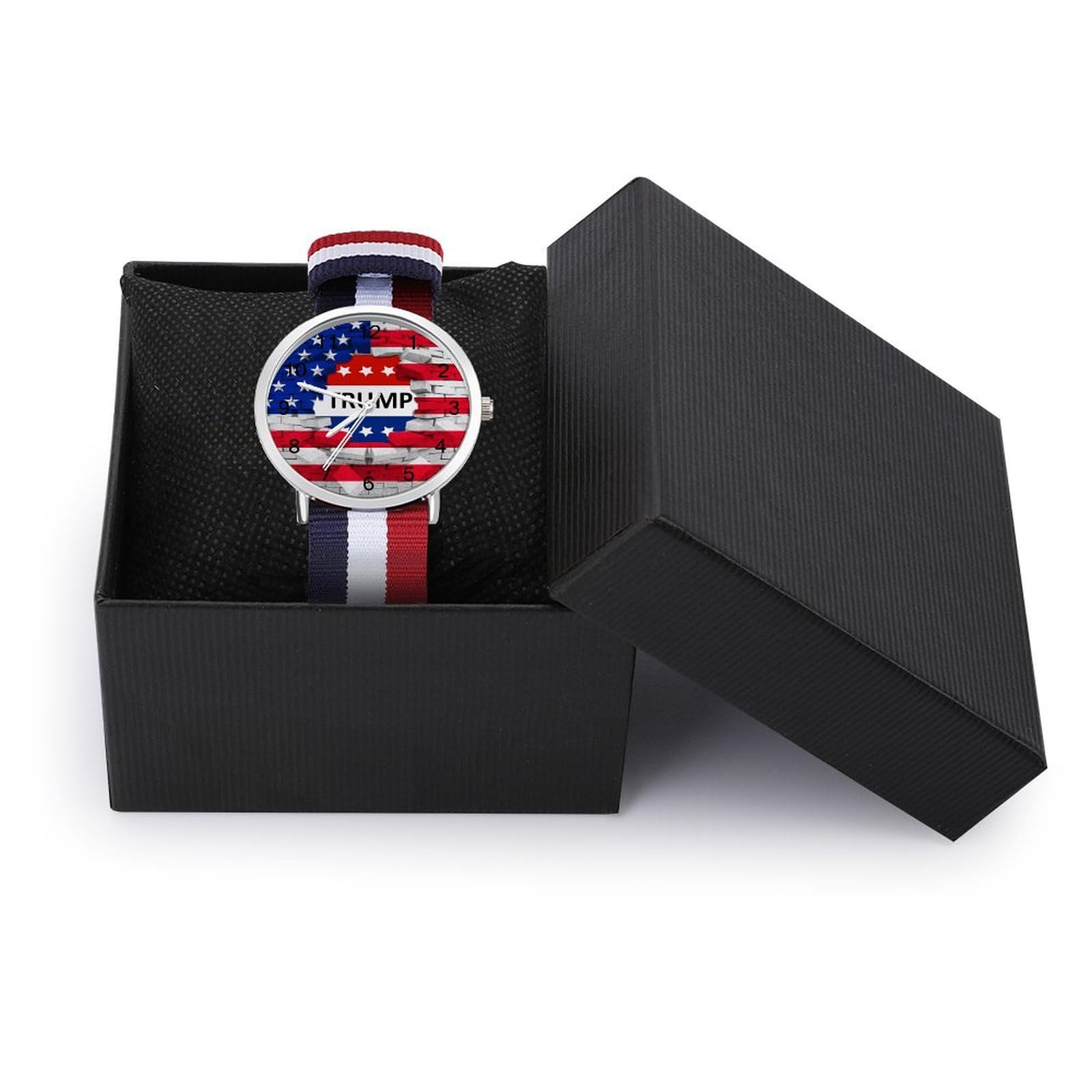 Trump USA Flag Watch for Men & Women - Large Face for Running & Workout