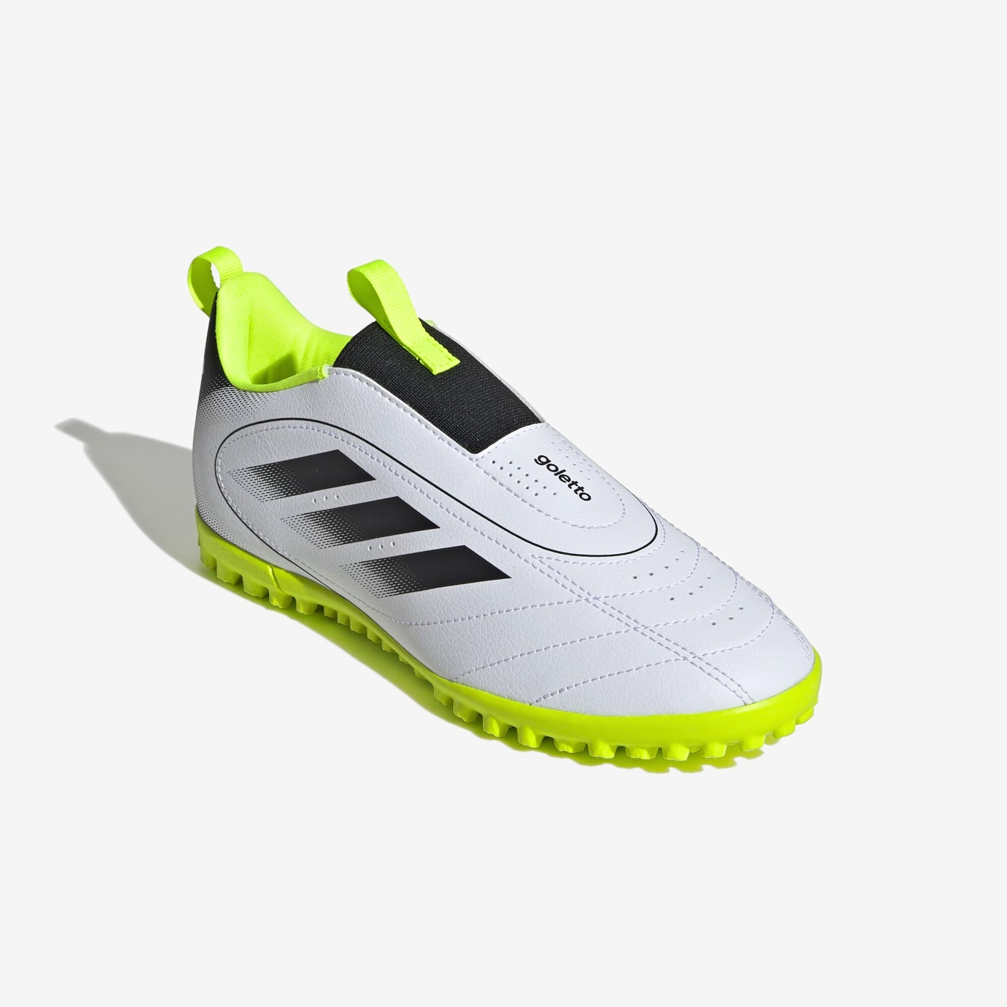 adidas Jr. Goletto IX Laceless Soccer Cleats - Youth Football Shoes for Indoor & Outdoor Training - Lightweight & Comfortable for Kids Soccer Practice & Games