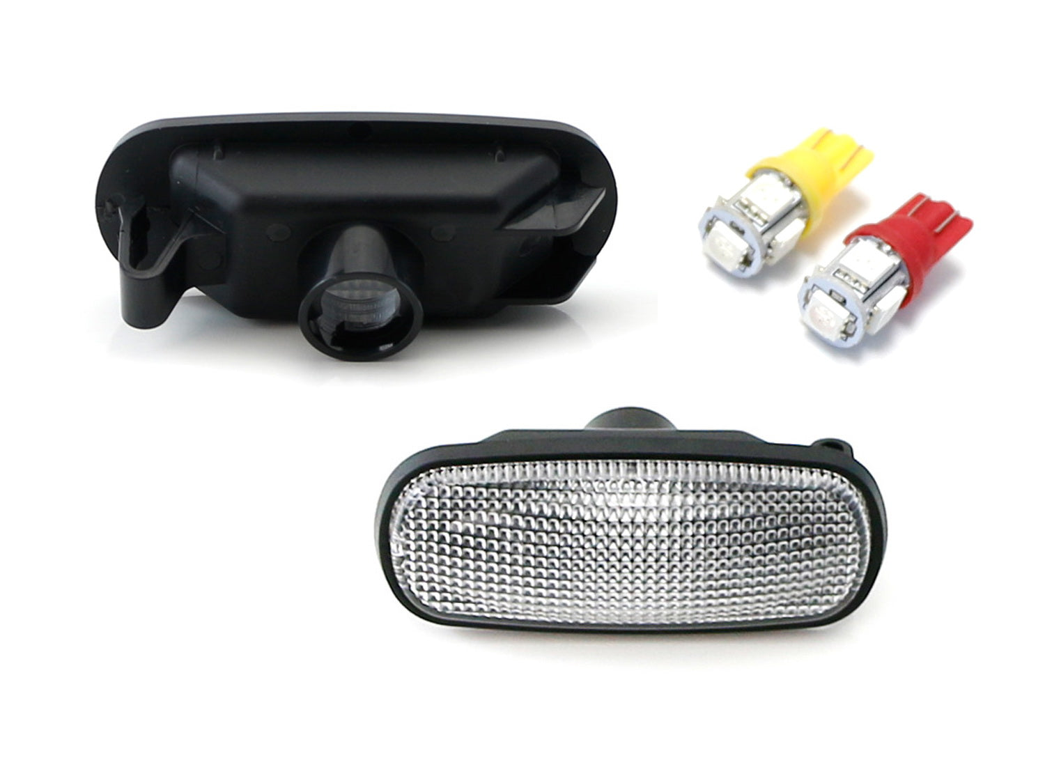 Clear Lens LED Front & Rear Fender Side Marker Lights for 2003-2009 Dodge RAM 1500/2500/3500 - DOT Approved, Easy Installation - Perfect for Night Driving & Off-Road Adventures