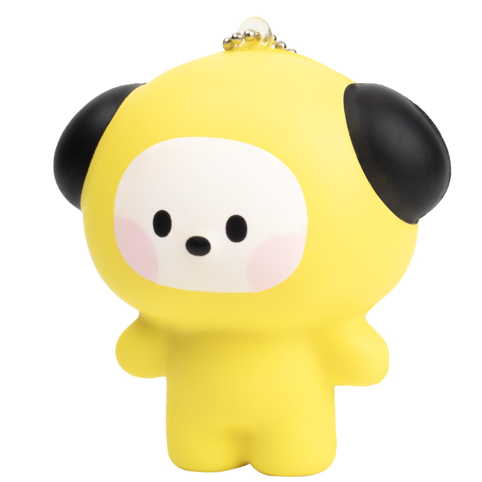 BT21 Chimmy Squishy Toy - Slow Rising Stress Relief Keychain for Kids & Adults | Cute Kawaii Party Favors, Birthday Gifts, Desk Decor | Perfect for Office, School, Travel & Anxiety Relief