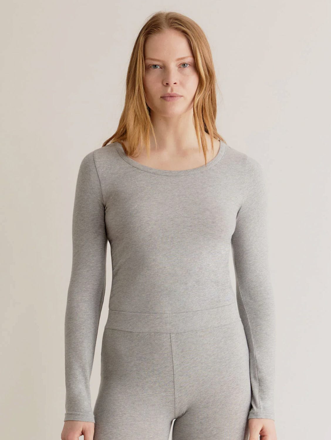Darcey Women's Organic Cotton T-Shirt | Soft Breathable Grey Tee | Casual Wear, Yoga, Lounge & Everyday Outfits