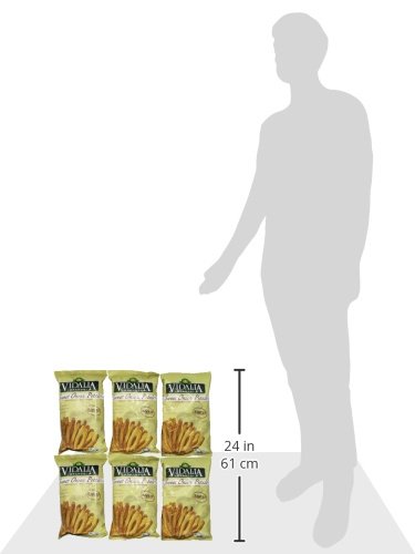 Vidalia Brands Sweet Onion Petals - Gluten Free Baked Snacks, 6 Pack (3.5 oz Bags) - Crunchy Healthy Onion Chips for Parties, Movie Nights & Keto Diet
