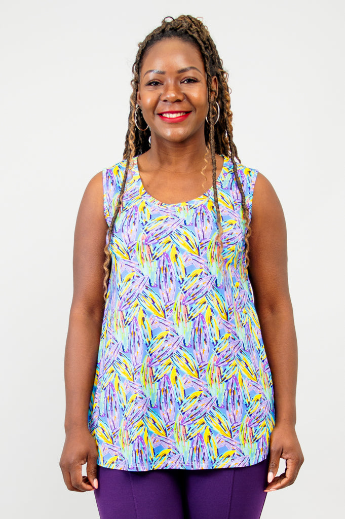 Stylish Jazz Tank Top for Women - Soft Bamboo Fabric - Laval Collection - Perfect for Yoga, Summer Outfits & Casual Wear - Final Sale