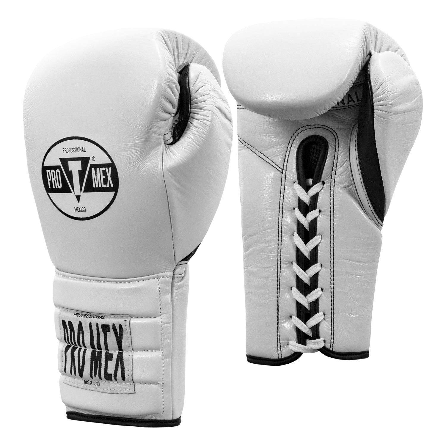 Pro Mex Professional Lace-Up Sparring Boxing Gloves V3.0 - Premium Training Gloves for MMA, Kickboxing & Muay Thai - Ideal for Competition, Gym Workouts & Martial Arts Practice
