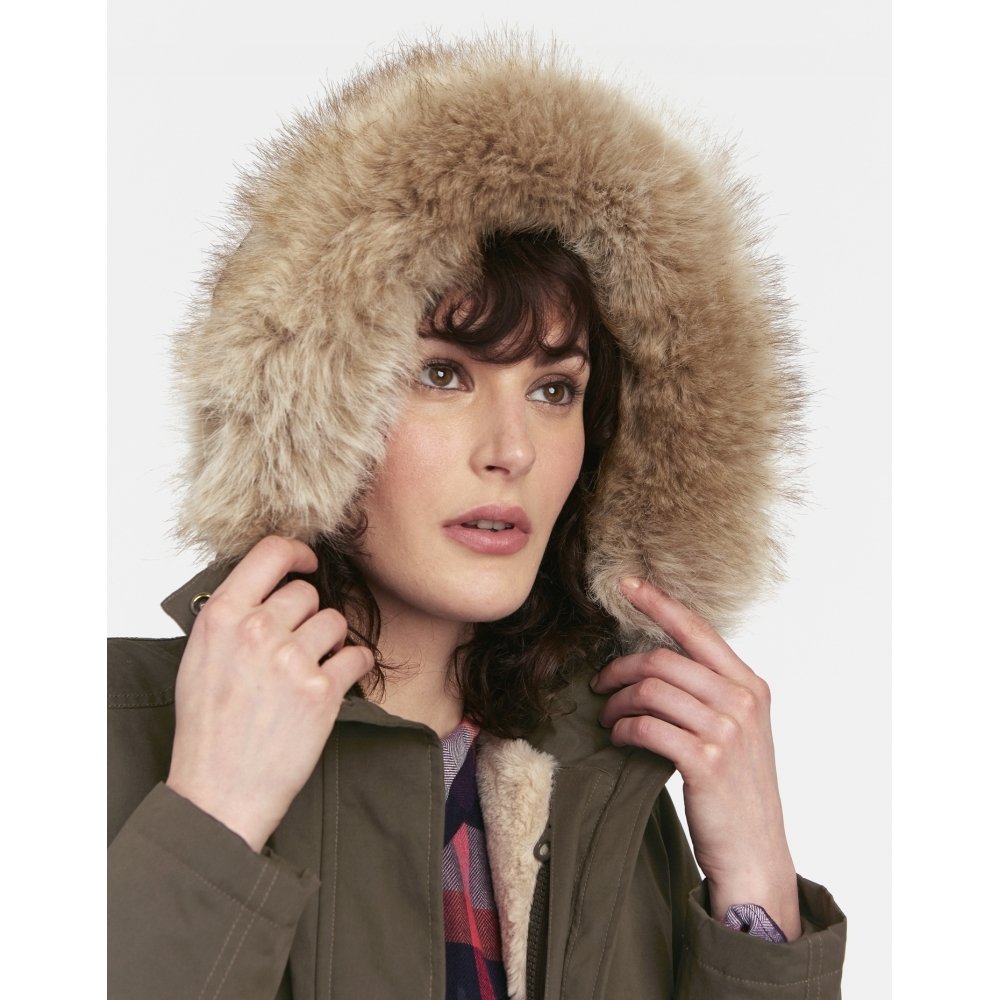 Joules Women's Windfield Waterproof Rain Jacket - Lightweight Hooded Coat for Outdoor Activities, Hiking & Travel | Windproof & Breathable Raincoat for Women