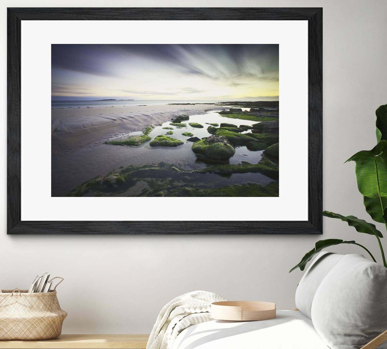 Cooper Dawn Over Seahouses Beach - Stunning Coastal Wall Art for Home & Office Decor | Perfect for Living Rooms, Bedrooms & Beach House Interiors