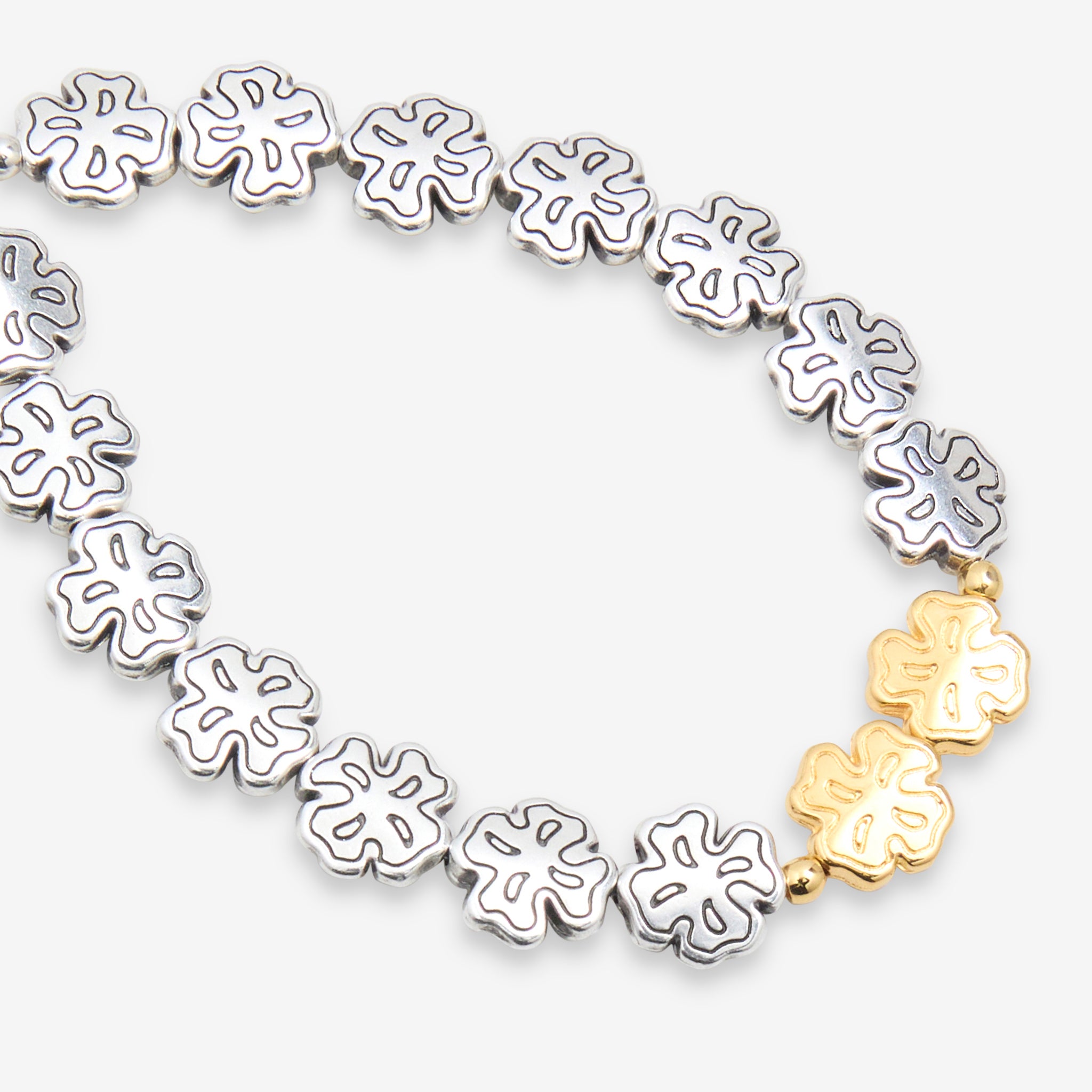 Edition No. 3 Silver & Gold Bracelet - Elegant Stackable Jewelry for Women, Perfect for Everyday Wear, Parties & Special Occasions