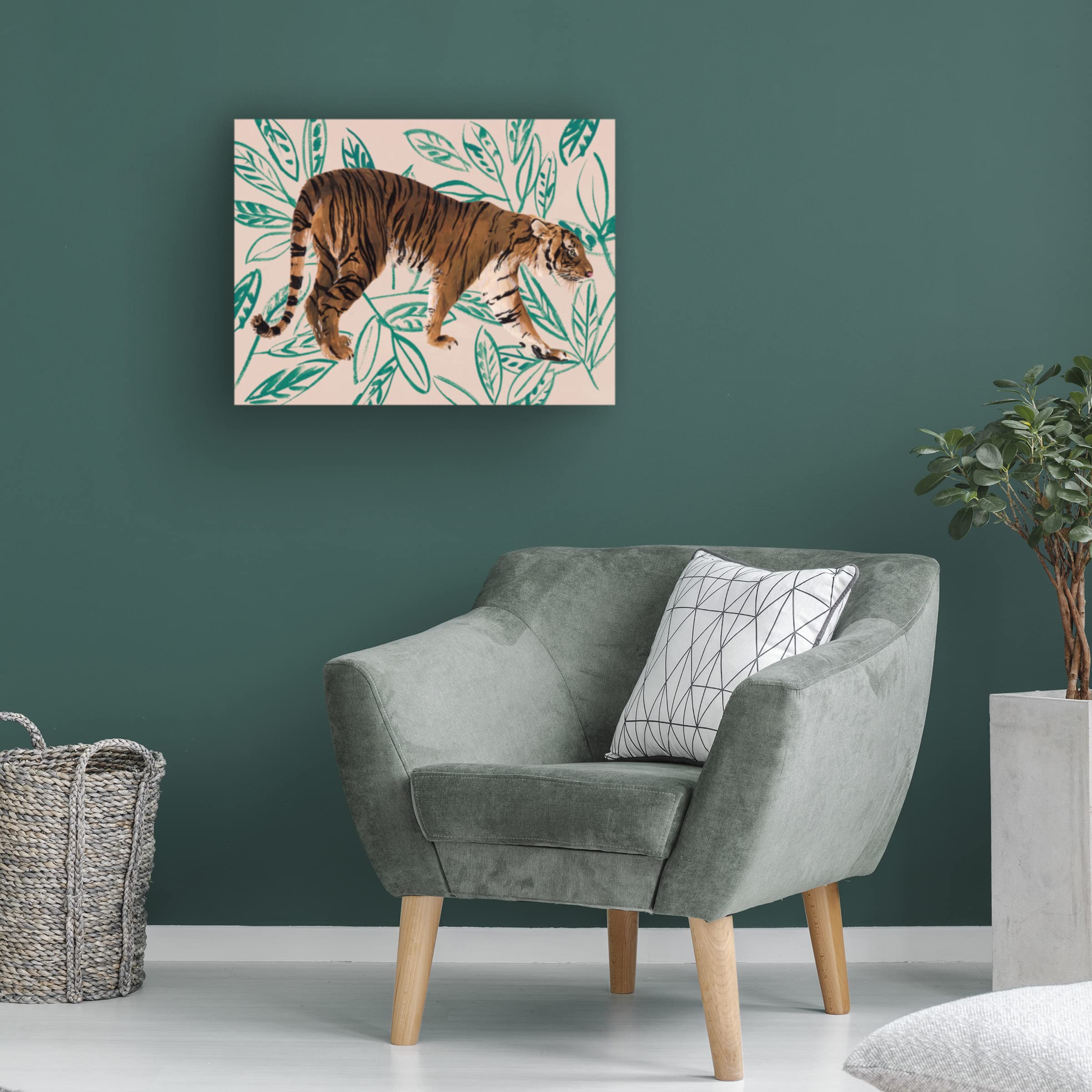 Trademark Fine Art 'Siberian Tiger I' Canvas Wall Art by Melissa Wang - Perfect for Living Room, Bedroom & Office Decor