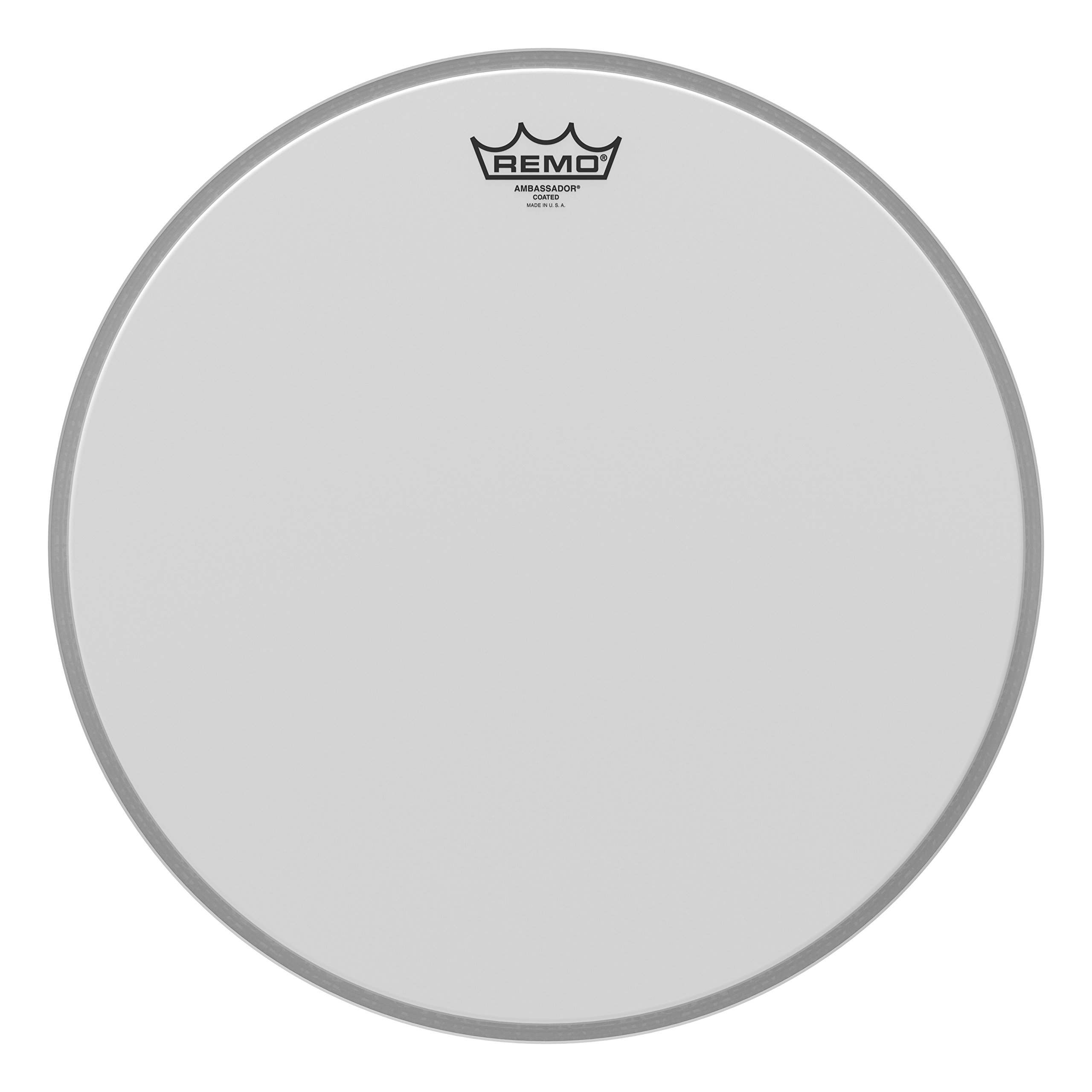 REMO Ambassador Coated Bass Drum Head - 16 Inch Diameter for Professional Drum Kits & Live Performances