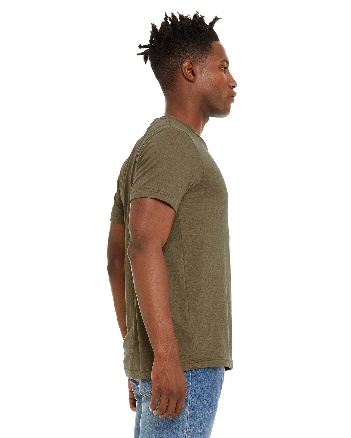 Bella + Canvas 3301C Unisex Sueded T-Shirt - Soft Comfortable Crew Neck Tee for Men & Women - Perfect for Casual Wear, Layering, and Everyday Outfits