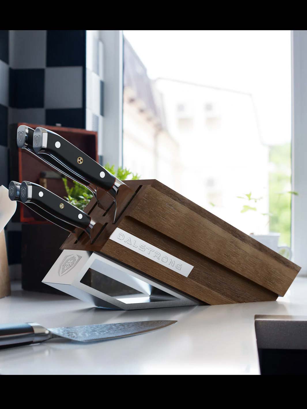Dalstrong Shogun Series ELITE 5-Piece Knife Block Set - High-Quality Japanese Steel Knives for Professional Chefs & Home Cooking