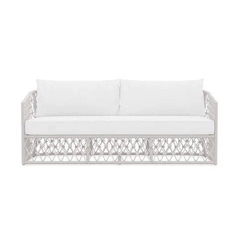 Amelia 3-Seater Outdoor Patio Sofa Set - Waterproof Wicker Furniture for Garden, Poolside & Backyard Relaxation