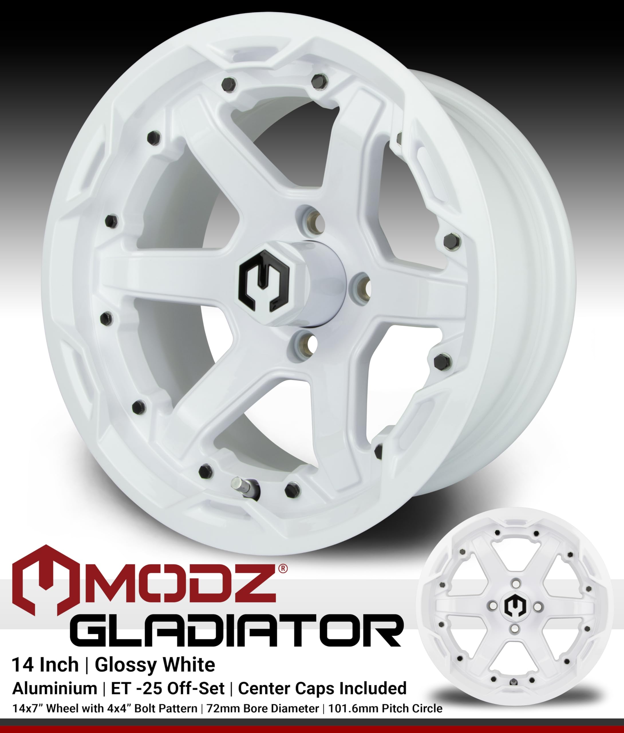 MODZ® Gladiator Glossy White 14