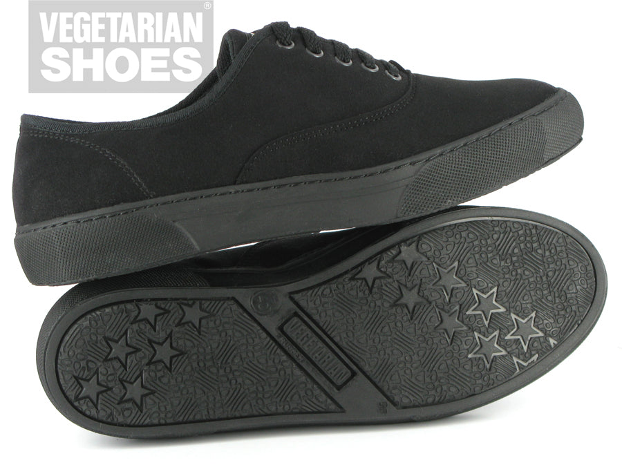 Vegan Black Kennedy Sneakers - Eco-Friendly Leather-Free Shoes for Men & Women | Perfect for Casual Wear, Work & Sustainable Fashion