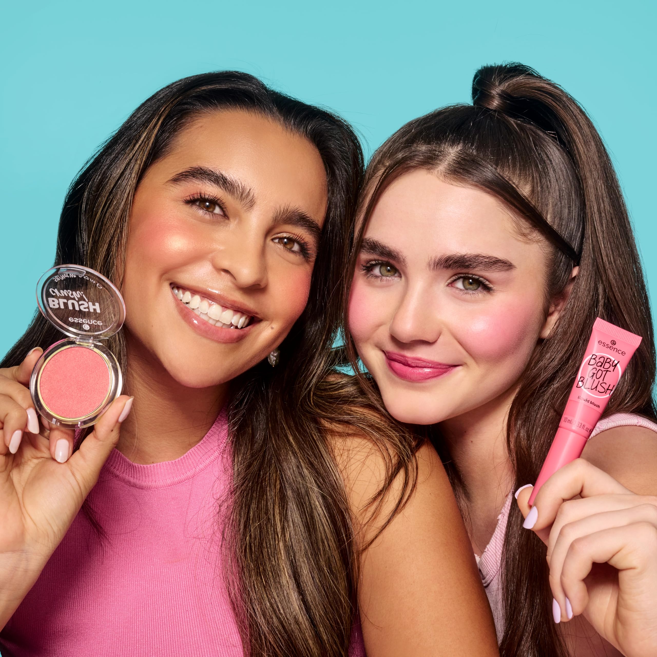 Essence Baby Got Blush Liquid Blush - Lightweight Buildable Radiant Cheek Color with Sponge Applicator | Vegan & Cruelty-Free Makeup (10 Pinkalicious) | Perfect for Natural Daytime Look & Glam Evening Makeup