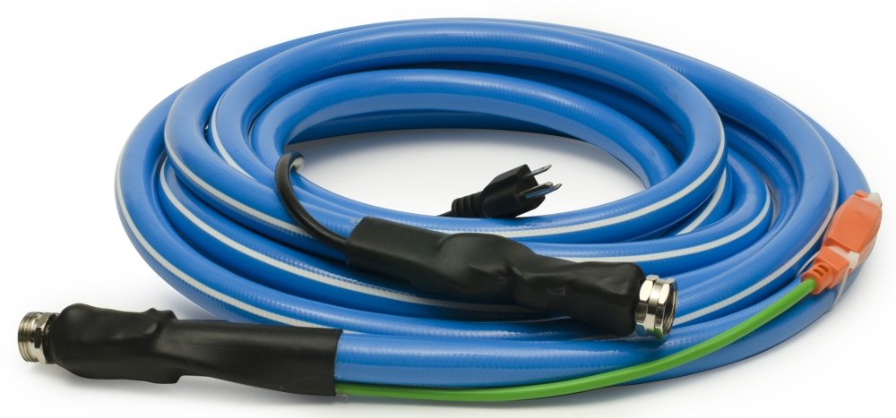 25-Foot x 5/8-Inch Heated Water Hose - PWL-02-25 Freeze Proof Garden Hose for Winter Use, RV & Outdoor Watering - Ideal for Cold Weather, Camping, and Pet Care