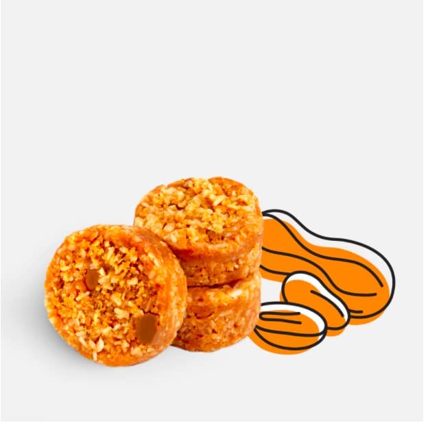 Organic Peanut Butter Coconut Cookies by Emmy's - Gluten Free, Vegan, Non-GMO Snacks - 6 oz Pack of 8 - Perfect for Healthy Breakfast, Office Snacks & Gift Baskets