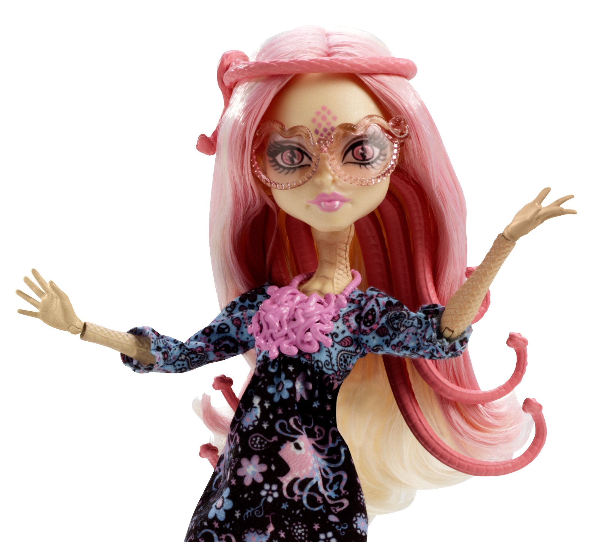 Monster High Frights Camera Action Viperine Gorgon Doll - Collectible Fashion Doll for Kids & Fans | Perfect for Playtime, Display & Gift Giving