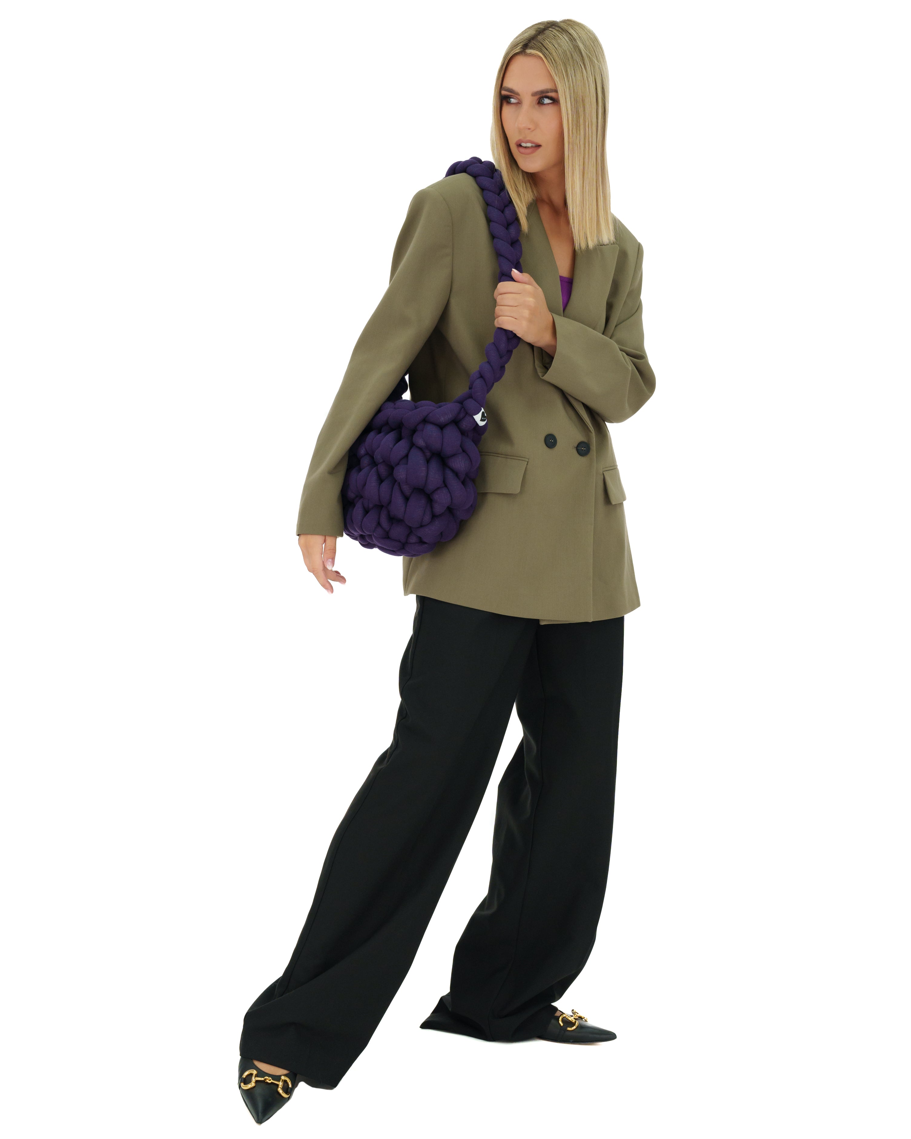 Stylish Big Knot Shoulder Bag for Women - Fashionable Crossbody Purse with Adjustable Strap, Perfect for Work, Travel & Daily Use