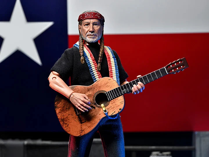 NECA Willie Nelson Action Figure - 7-Inch Collectible Music Legend Toy for Fans & Collectors - Perfect for Display, Gifts, and Music Memorabilia Collections