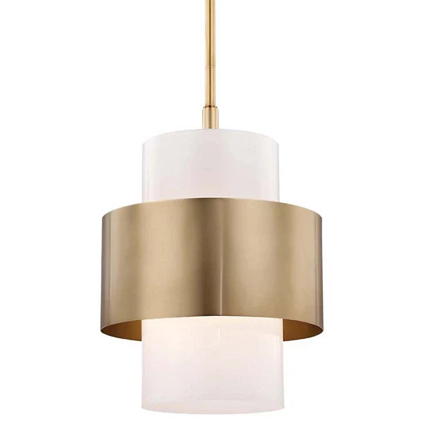 Corinne Pendant Light - Modern Glass Hanging Light Fixture for Kitchen Island, Dining Room & Bedroom | Elegant Ceiling Lighting for Home Decor