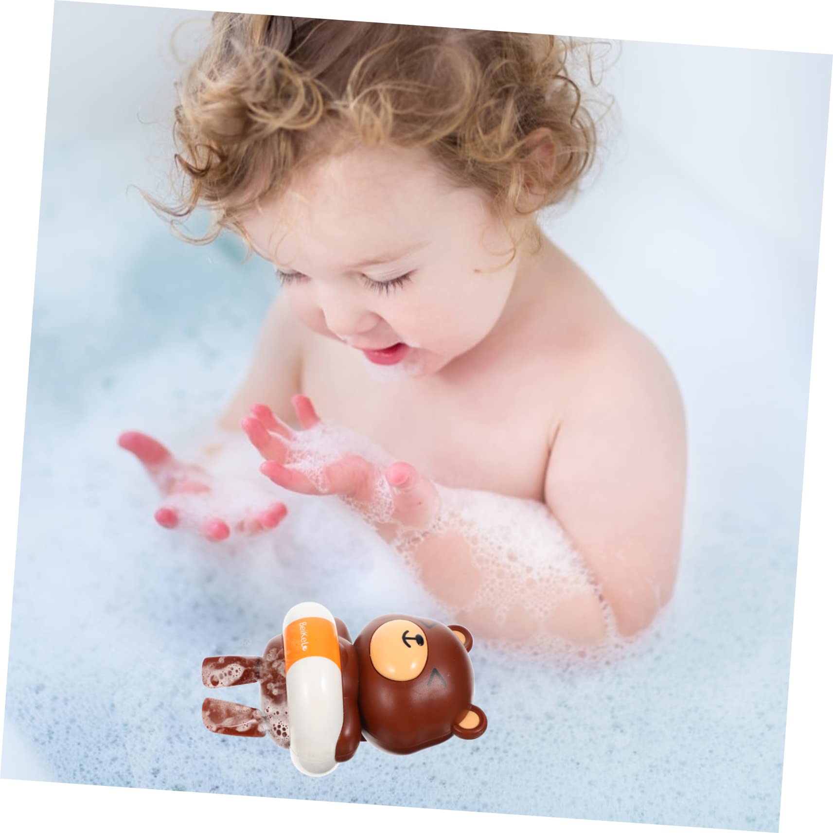 HEMOTON 5-Piece Ocean Animal Bath Toys Set - Plastic Bathtub Playthings for Toddlers & Kids | Fun Bath Time Learning Toys for Baby Shower Gifts & Pool Party Favors