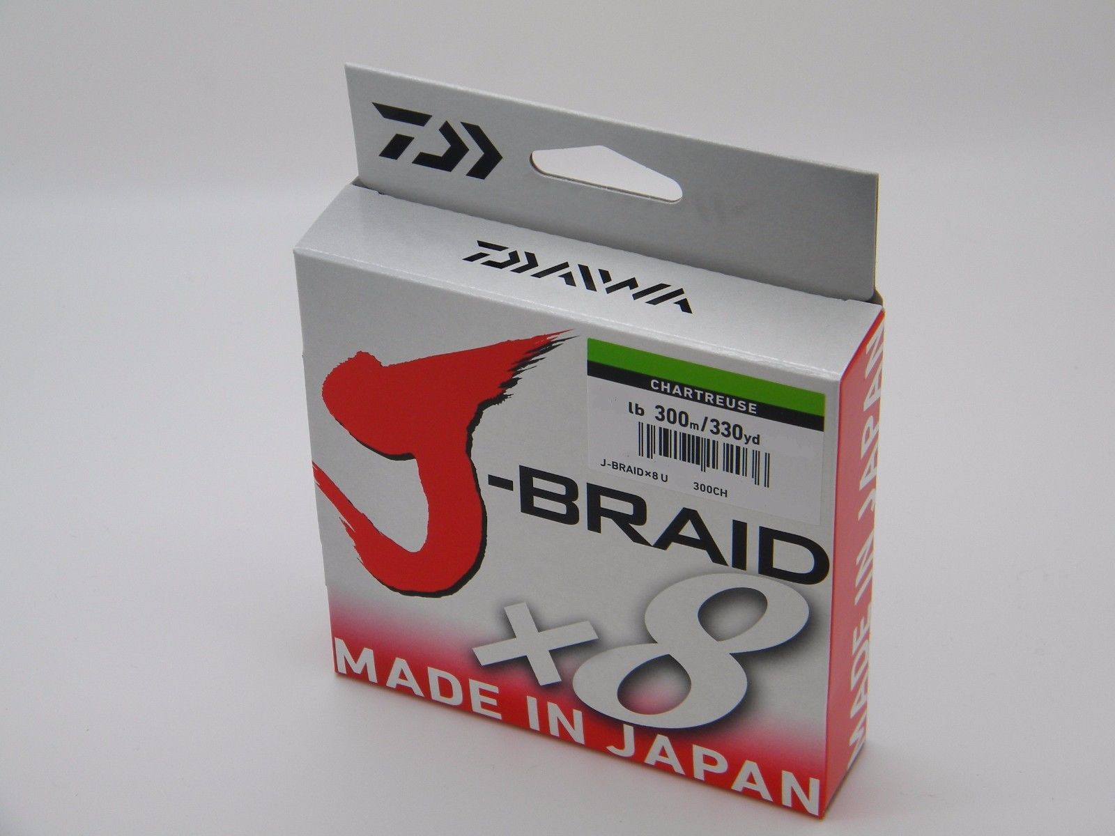 Daiwa J Braid 8-Strand Super Strong Braided Fishing Line - Premium Saltwater & Freshwater Fishing Line for Bass, Trout, and Saltwater Game Fish