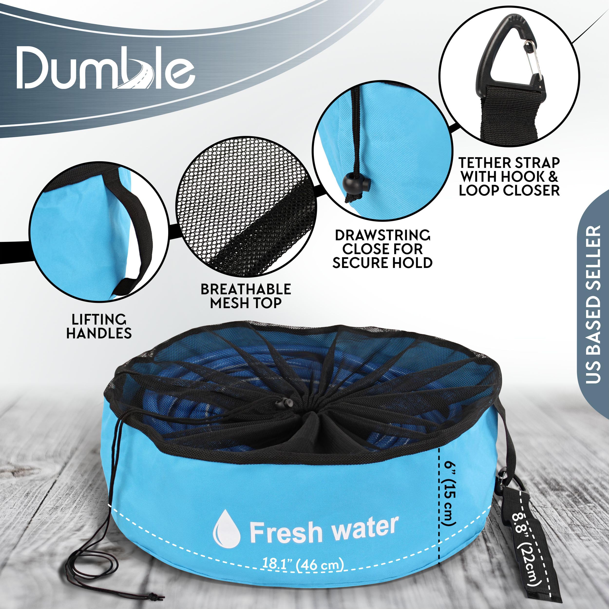 Durable RV Sewer Hose Storage Bag 3-Piece Set - Waterproof Organizer for Camping Accessories, Holds Fresh/Black Water Hoses & Electrical Cords - Perfect for RV Trips, Campgrounds & Outdoor Adventures