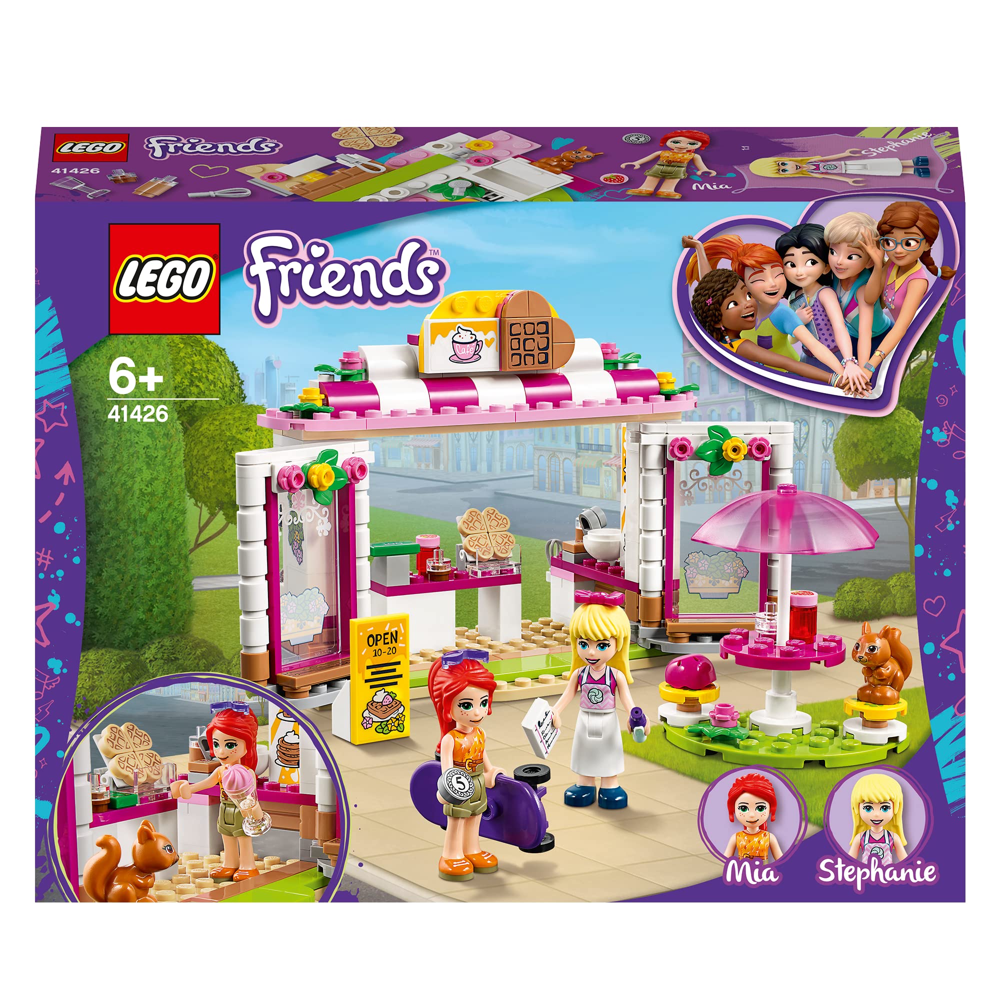 LEGO 41426 Friends Heartlake City Park Café Building Toy Set - Creative Play for Kids, Perfect for Birthday Gifts & Pretend Play Scenes