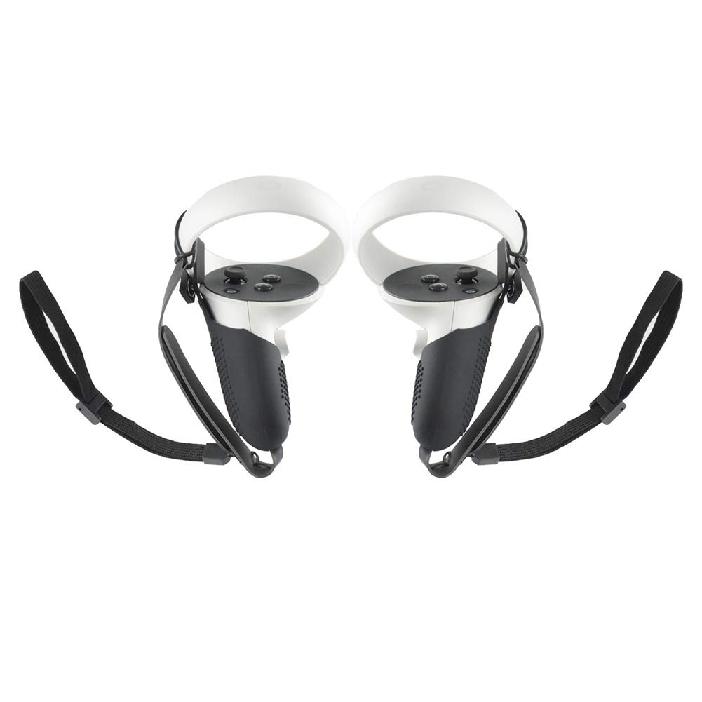Durratou VR控制器防滑握把保护套 - 舒适耐用防滑手柄套，适用于Oculus Quest 2、HTC Vive等VR设备，提升游戏体验