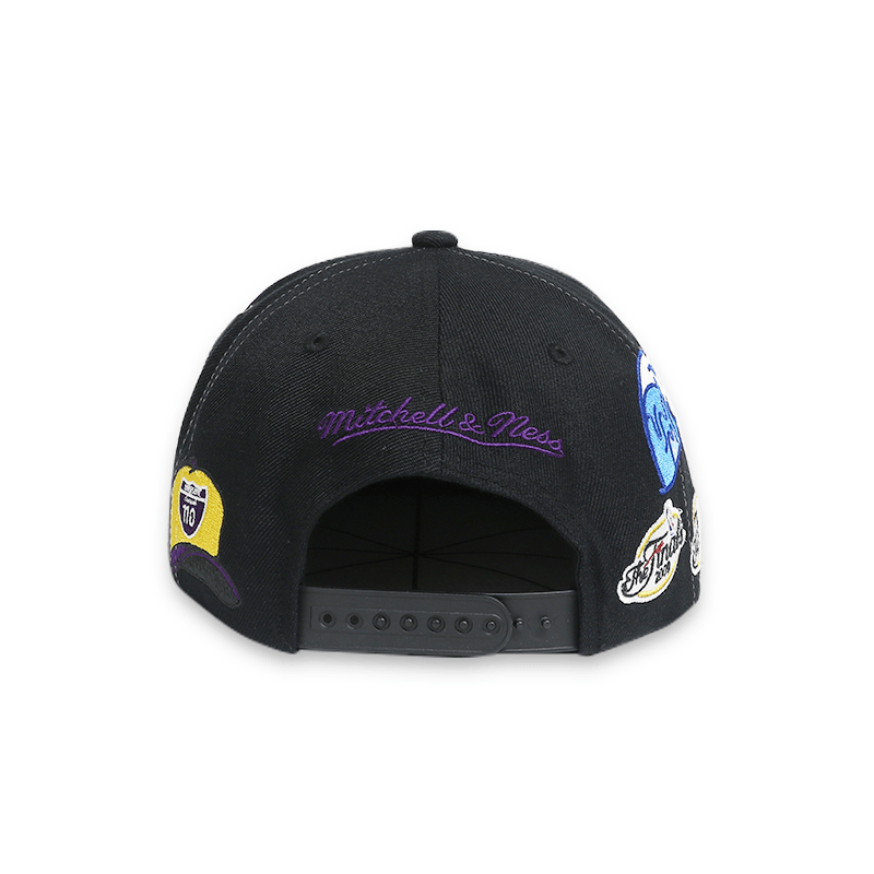 My Towns Snapback Hat - Adjustable 6-Panel Baseball Cap for Men & Women - [6HSSMM20187 LALBLCK] - Perfect for Streetwear, Sports & Casual Outfits