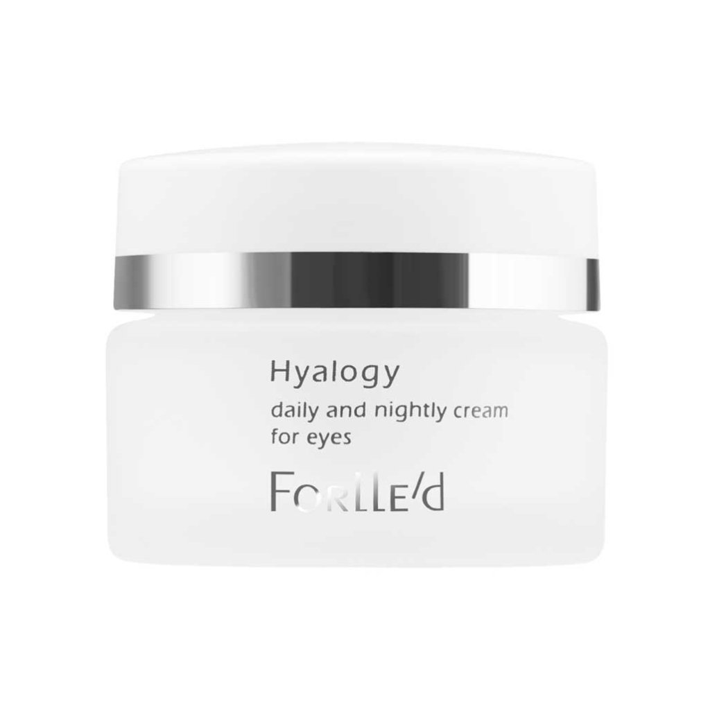 Hyalogy Daily & Night Eye Cream for Dark Circles, Puffiness & Wrinkles - Hydrating Under Eye Treatment for Day & Night Use - Perfect for Skincare Routine & Travel