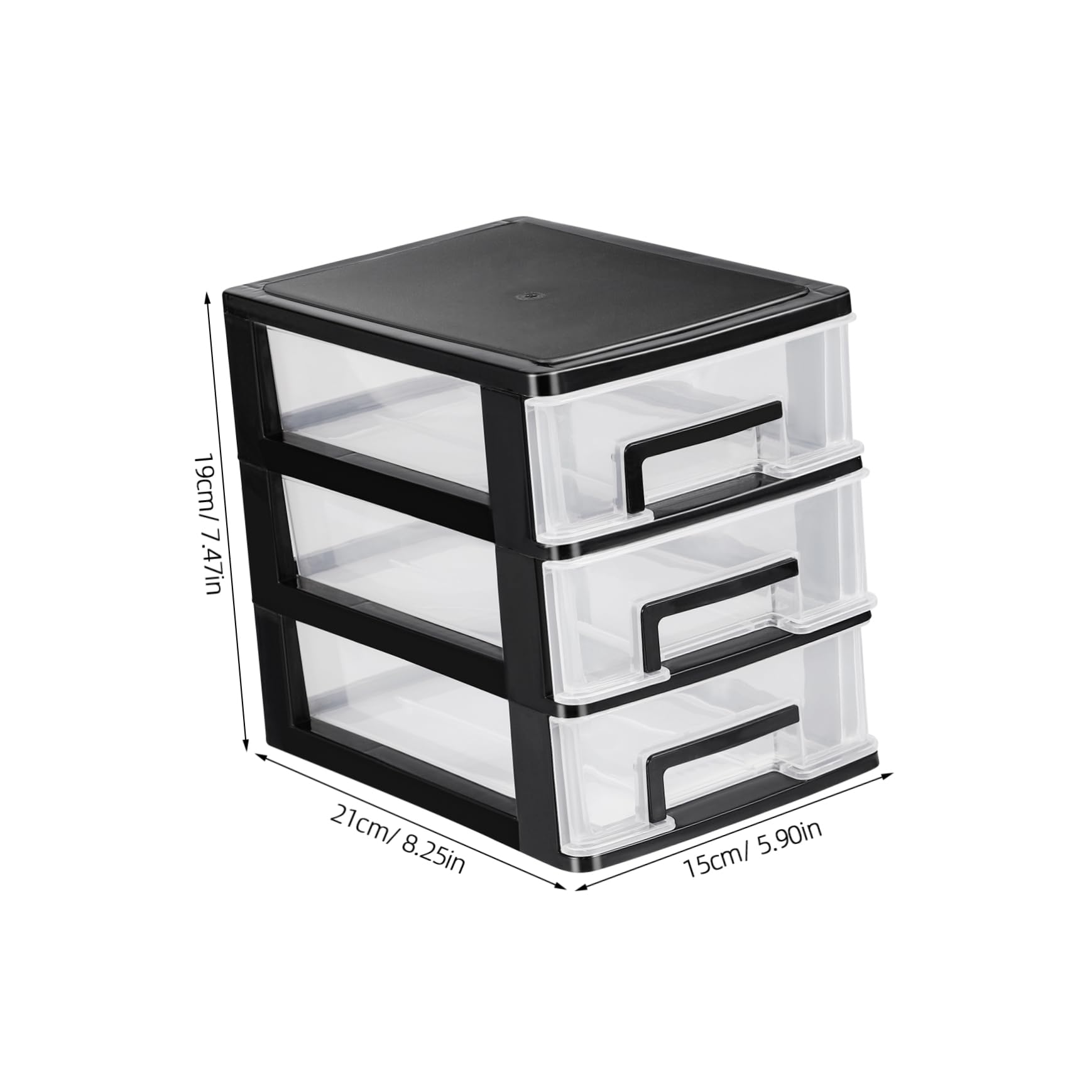 VOSAREA Desktop Storage Organizer with Multi-Layer Drawers - Office & Home Organization Solution for Stationery, Makeup, Crafts & Small Accessories