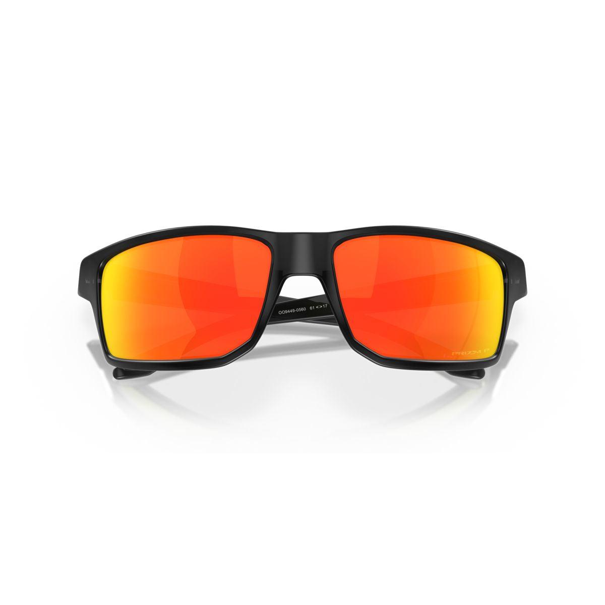 Oakley Gibston Black Ink/Prizm Ruby Polarized Sunglasses 0OO9449 944905 - Stylish UV Protection for Outdoor Sports & Driving