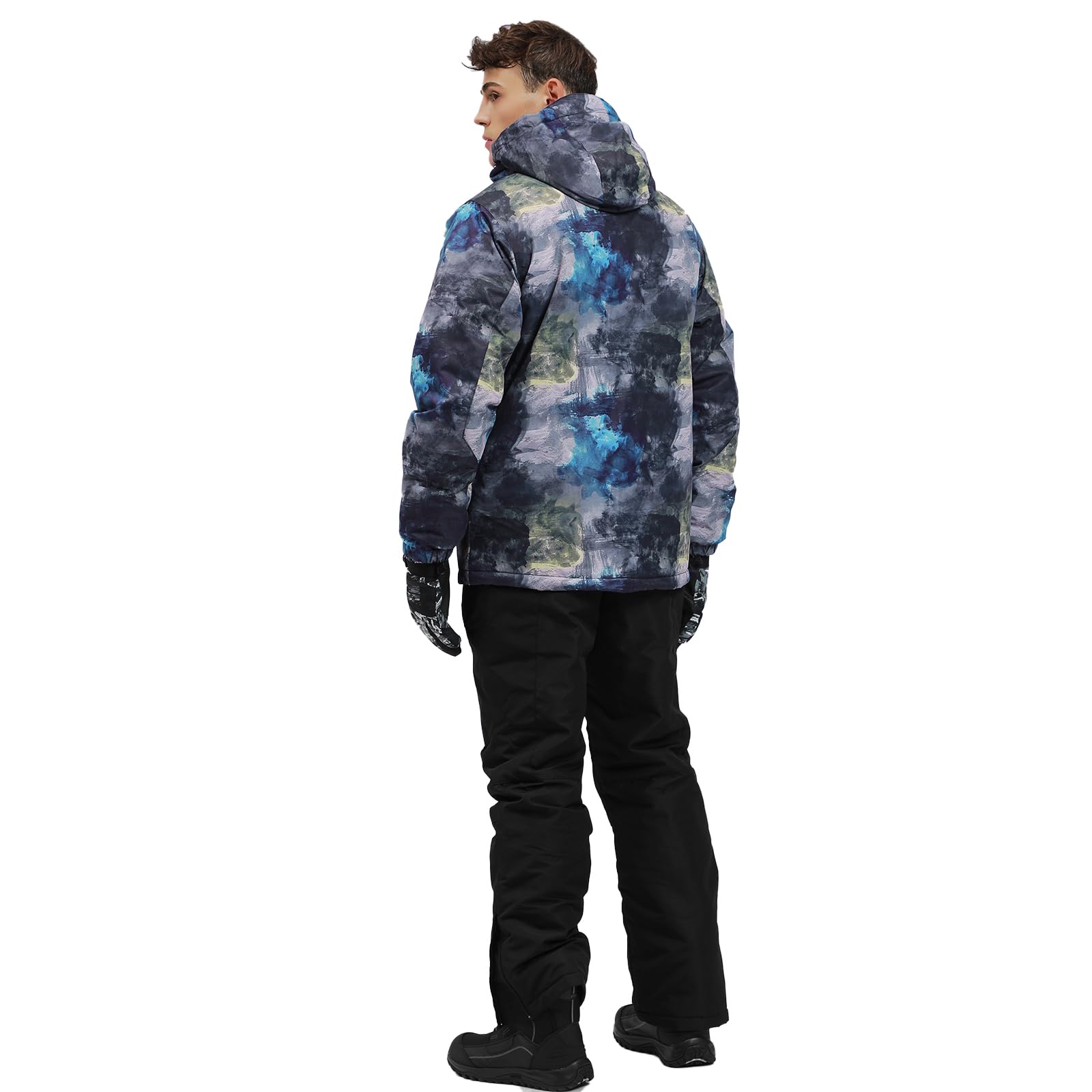 Men's Waterproof Ski Jacket & Pants Set - Windproof Snowboard Suit for Winter Mountain Sports | Ideal for Skiing, Snowboarding & Outdoor Winter Activities