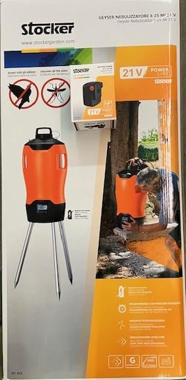 Geyser E-25 MI 21V Sprayer with 2.6AH Battery - Cordless Pressure Washer for Garden Cleaning, Car Washing & Outdoor Surfaces