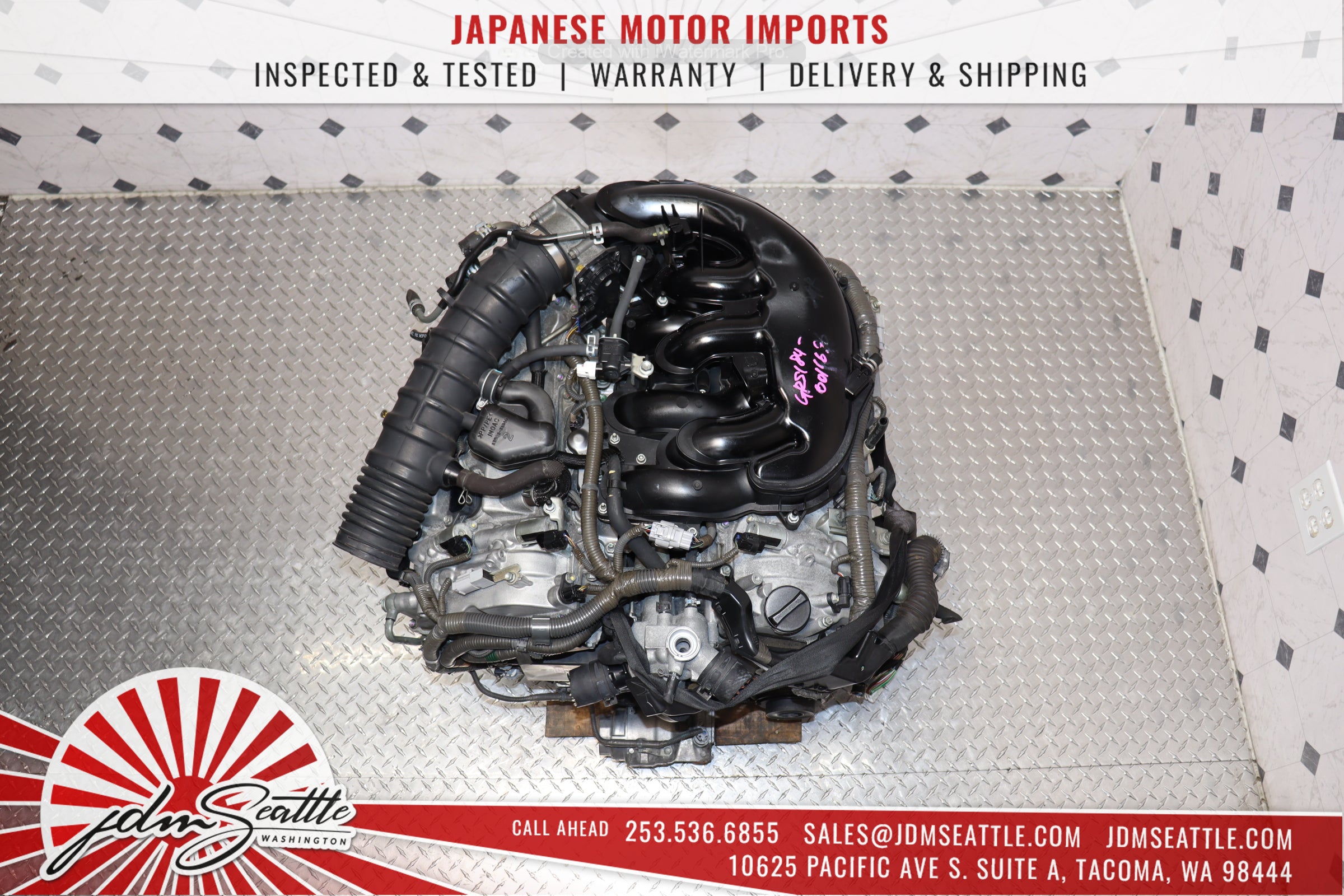 2007-2011 Lexus GS350 2GR-FSE 3.5L V6 Engine + ECU - JDM RWD Motor Replacement for Lexus GS350, IS350, Toyota Avalon - Perfect for Engine Swap & Performance Upgrades