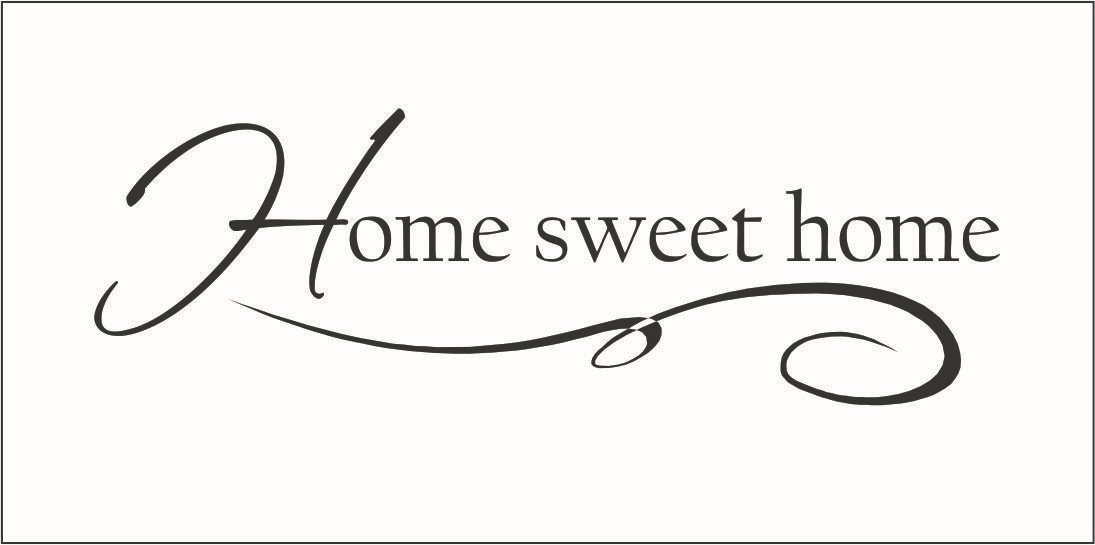 Omega Home Sweet Home Vinyl Wall Decal - Medium Size 12x12 Inches - Metallic Silver Home Decor - Perfect for Living Room, Bedroom, Nursery & Office Decorations
