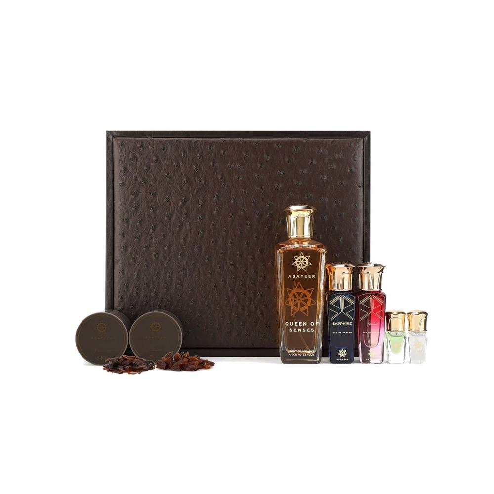 Al Ghalia Luxury Gift Box 2023 - Premium Arabic Perfume & Oud Set for Women & Men - Perfect for Holidays, Weddings & Special Occasions