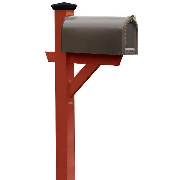 Durable Outdoor Hazleton Mailbox Post - Heavy Duty Steel Mailbox Stand with Anti-Rust Coating for Residential & Commercial Use - Perfect for Driveway, Garden, and Front Yard Installation