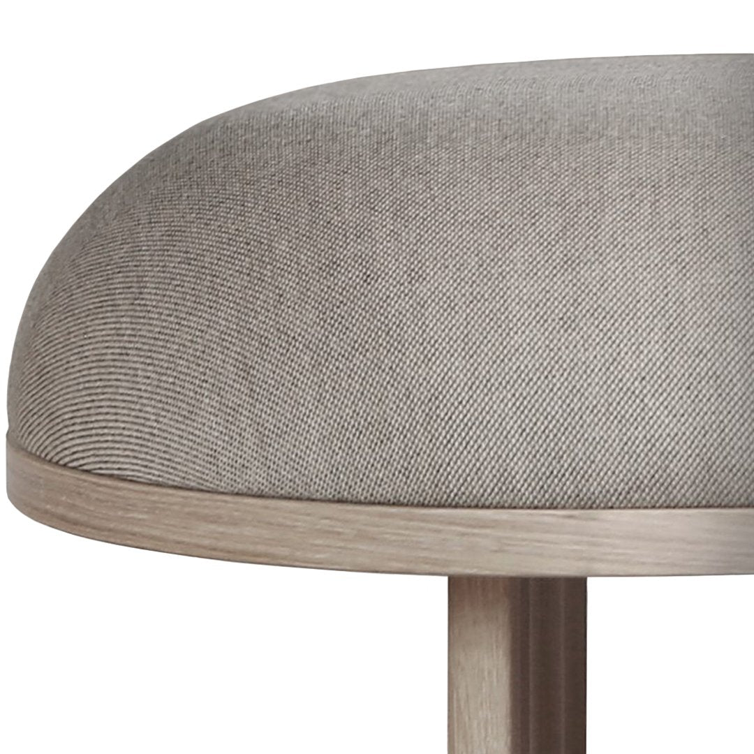 Anza Upholstered Bench - Modern Fabric Bench with Sturdy Wooden Legs for Living Room, Bedroom, or Entryway