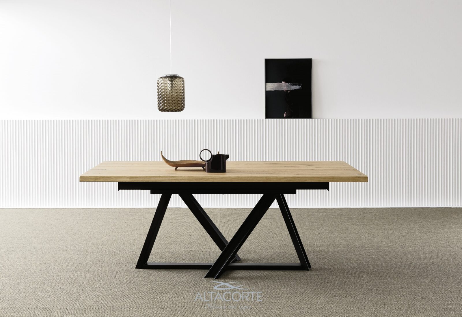 Extending Wien® Extendable Dining Table - Modern Expandable Wooden Table for Small Spaces | Perfect for Apartments, Dining Rooms & Entertaining Guests