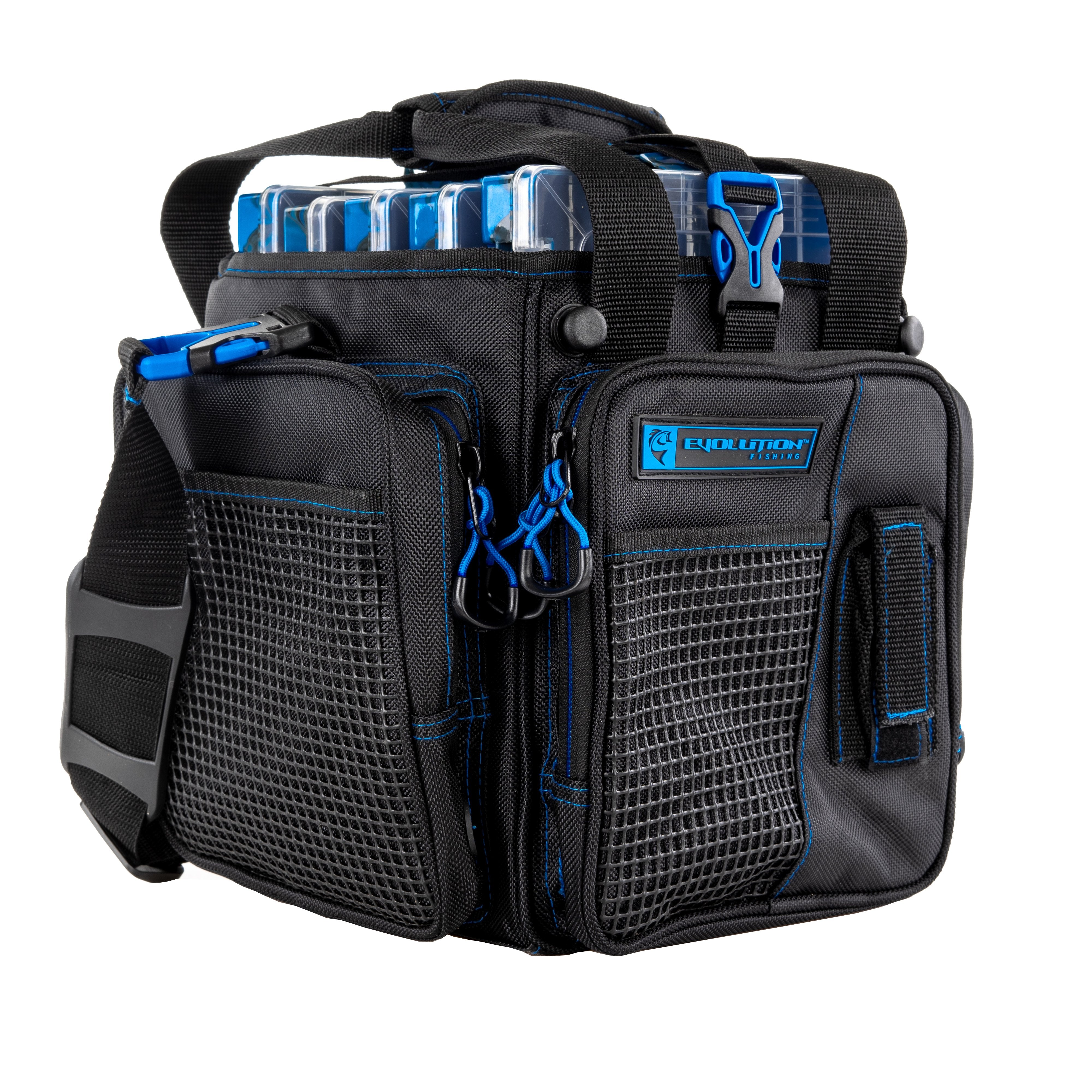 Evolution Outdoor 3600 Vertical Drift Series Topless Tackle Bag - Premium Fishing Gear for Bass, Trout & Saltwater - Perfect for Boat, Kayak & Shore Fishing Adventures