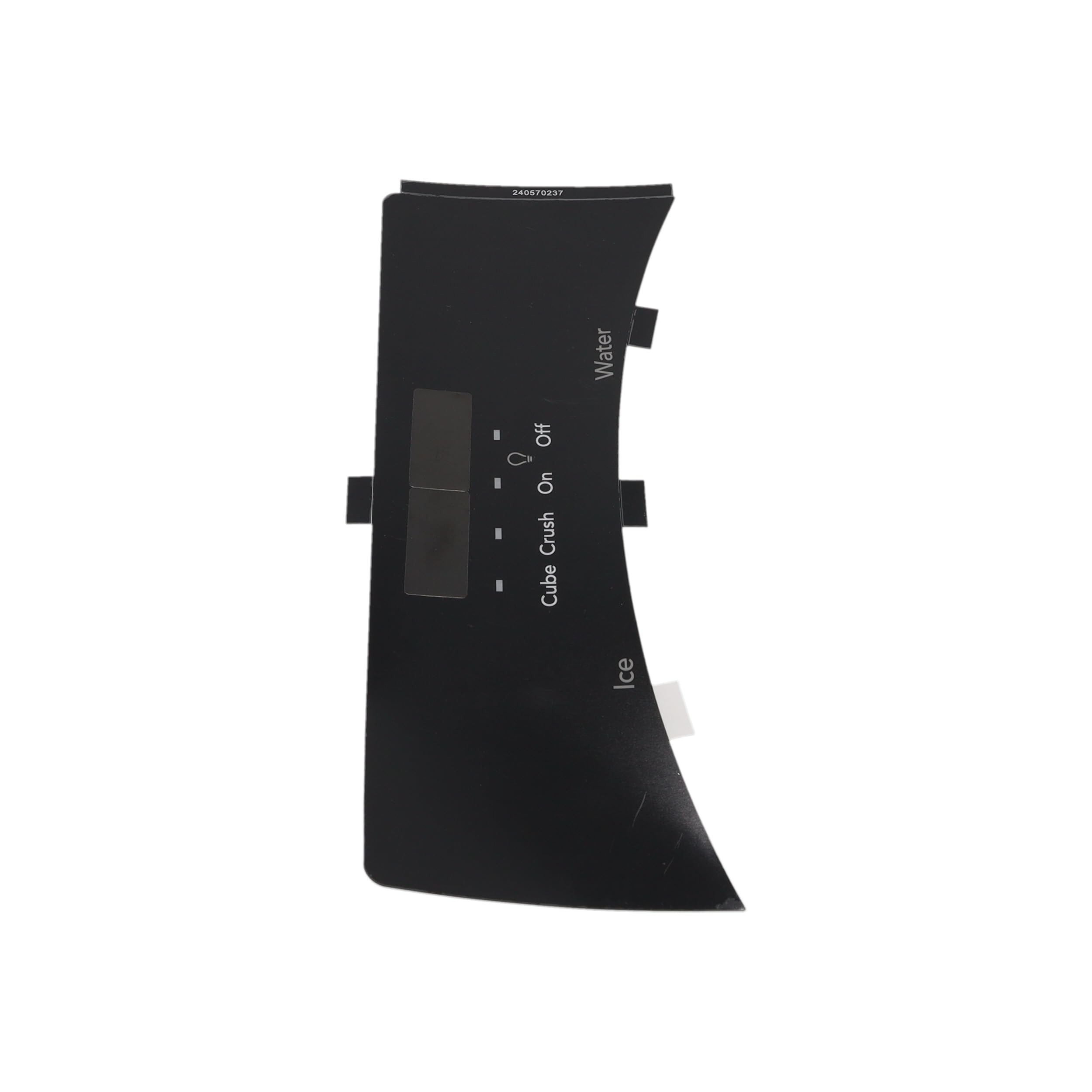Refrigerator Dispenser Overlay Module Cover Replacement Parts 240570206 240570237 - Compatible with Various Refrigerator Models for Easy DIY Repair and Maintenance