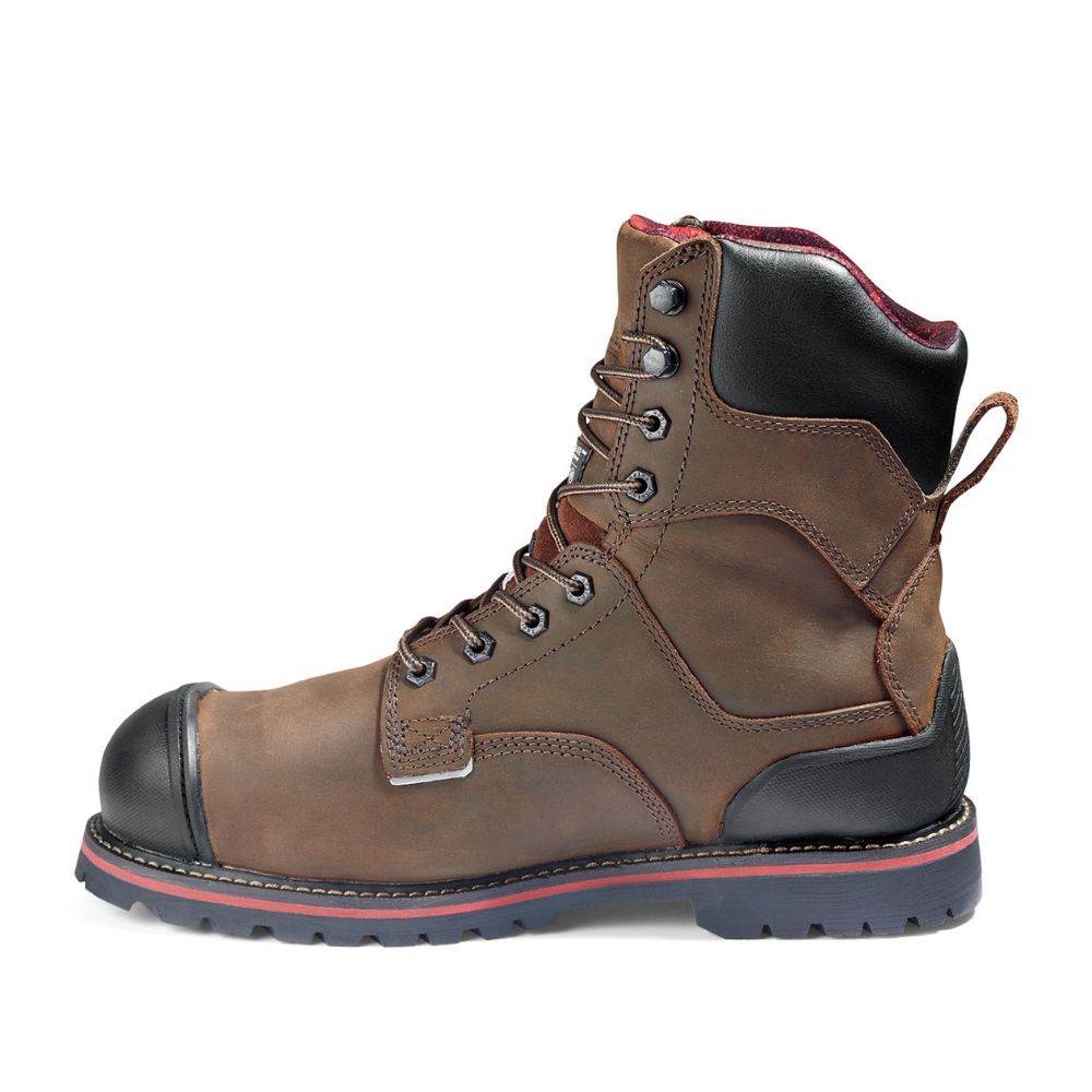 Kodiak Widebody WP Men's 8 Composite Toe 600g Insulated Work Boot KD0A8353DBX - Brown Waterproof Safety Boots for Construction, Hiking & Outdoor Work