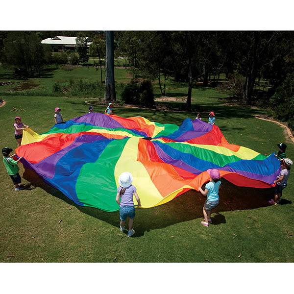 HART Swirl Parachute Toy - Colorful Outdoor Flying Disc for Kids & Adults - Perfect for Beach, Park, and Backyard Play